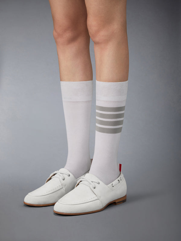 SUEDE FLEX LEATHER SOLE BOAT SHOE - image 4