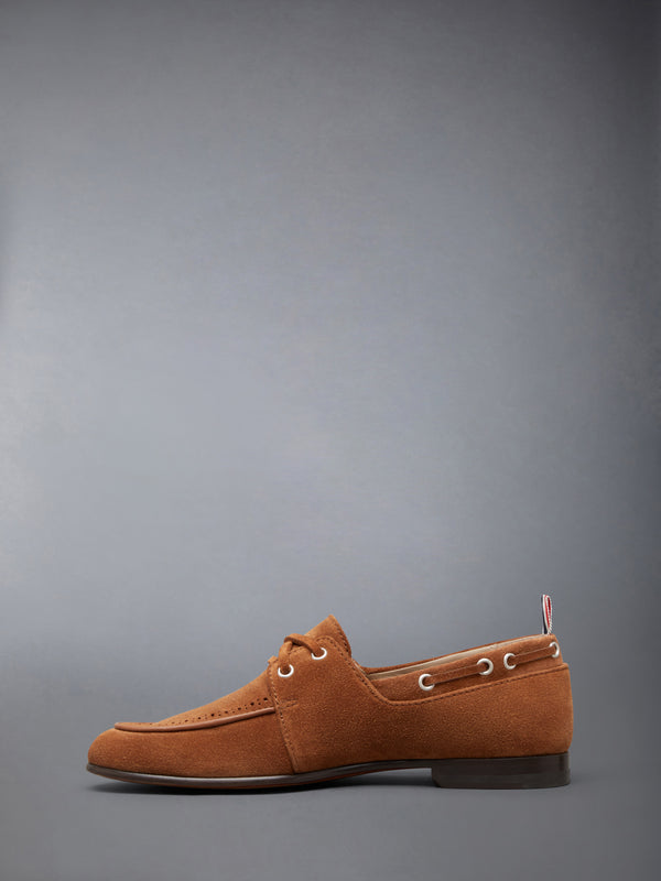 SUEDE FLEX LEATHER SOLE BOAT SHOE - image 3