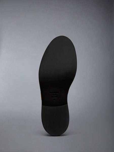 SOFT SPAZZOLATO LEATHER STUD THOM JOHN BLACK