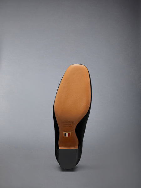SOFT PATENT CRISS CROSS THOM JOHN HEEL 75MM BLACK