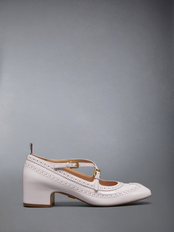 SOFT PATENT LEATHER THOM JOHN 40MM BLOCK HEEL - featured image