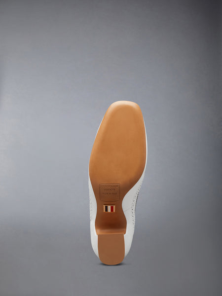 LEATHER CRISS CROSS THOM JOHN 75MM WHITE