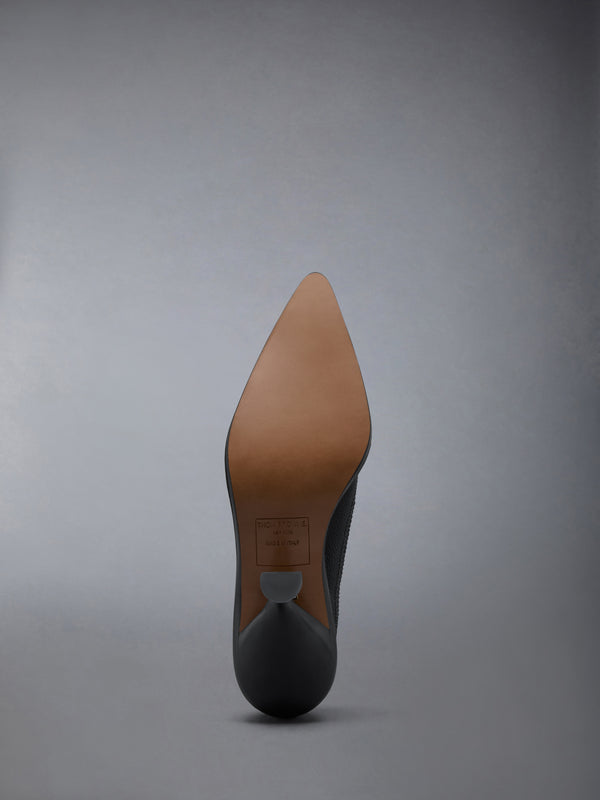PEBBLE GRAIN LONGWING HEELED BROGUE 105MM - image 6