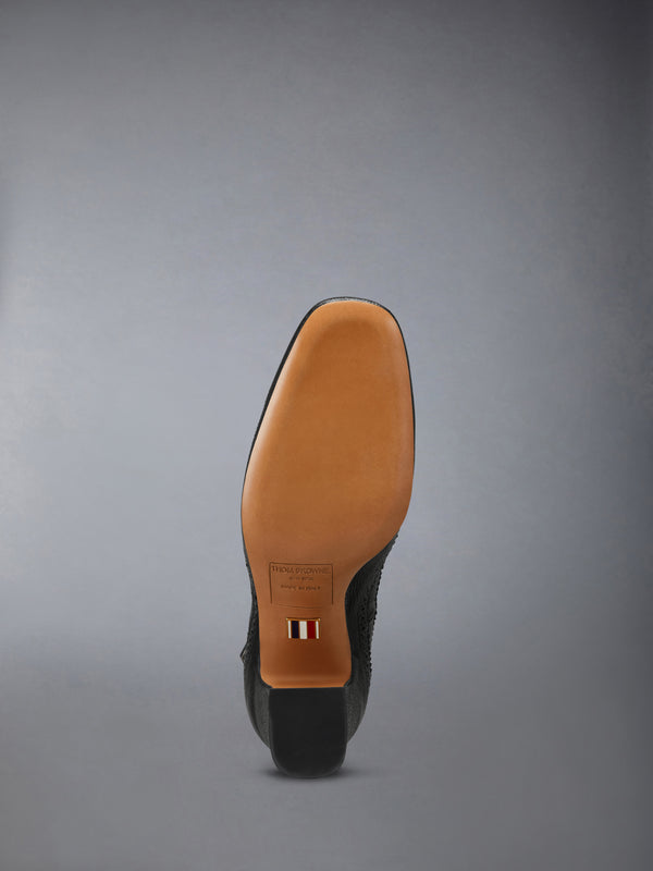 PEBBLE GRAIN CRISS CROSS HEELED THOM JOHN 75MM - image 5