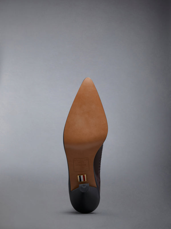 SOFT SPAZZOLATO LONGWING SPECTATOR BROGUE HEEL 75MM - image 6