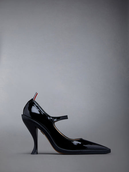 SOFT PATENT POINTED THOM JOHN HEEL 105MM BLACK