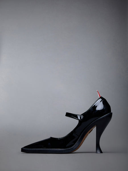 SOFT PATENT POINTED THOM JOHN HEEL 105MM BLACK