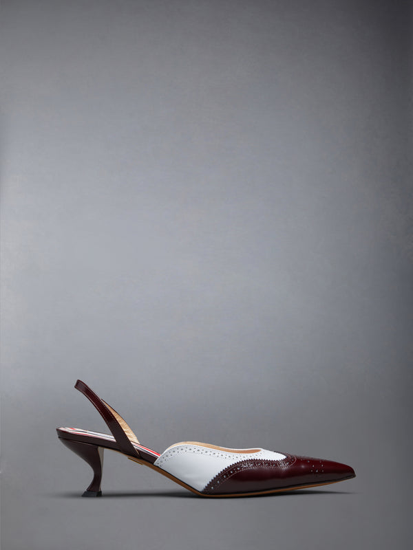 SPAZZOLATO WINGTIP SLINGBACK - featured image