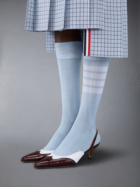 SPAZZOLATO WINGTIP SLINGBACK BURGUNDY