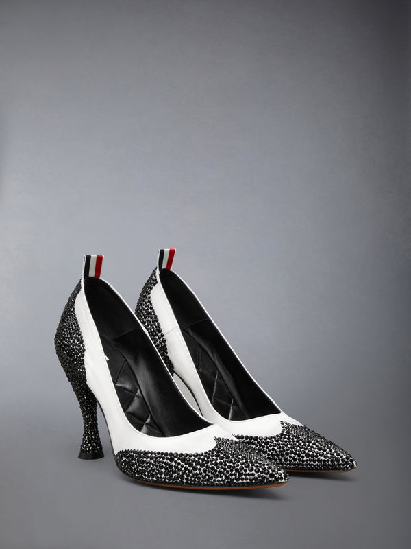 CRYSTAL STRASS WINGTIP PUMP 105MM - image 2