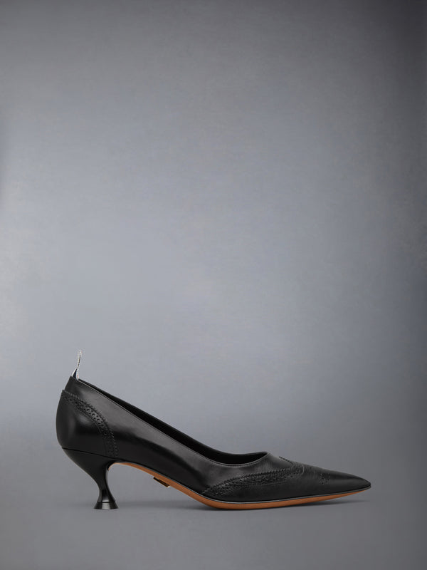 LEATHER WINGTIP PUMP 50MM - featured image