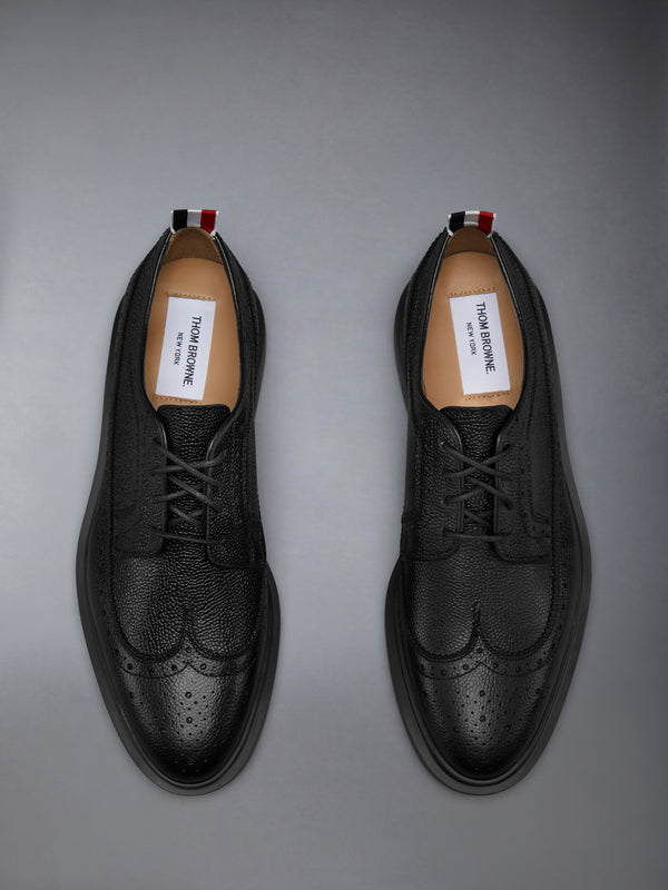 PEBBLE GRAIN LIGHTWEIGHT RUBBER SOLE CLASSIC LONGWING BROGUES - image 5