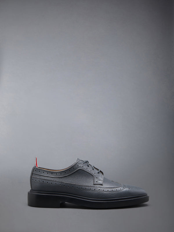 PEBBLE GRAIN LIGHTWEIGHT RUBBER SOLE CLASSIC LONGWING BROGUES - featured image