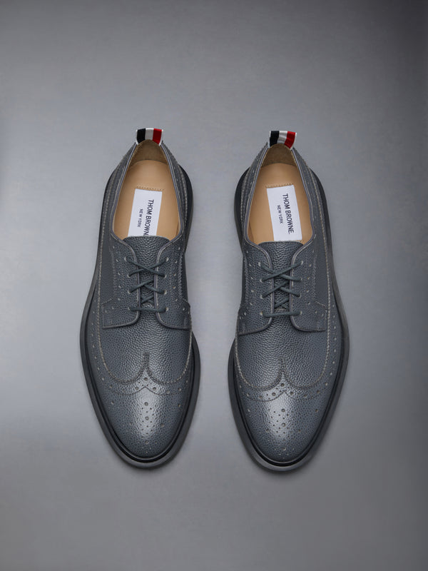 PEBBLE GRAIN LIGHTWEIGHT RUBBER SOLE CLASSIC LONGWING BROGUES - image 5