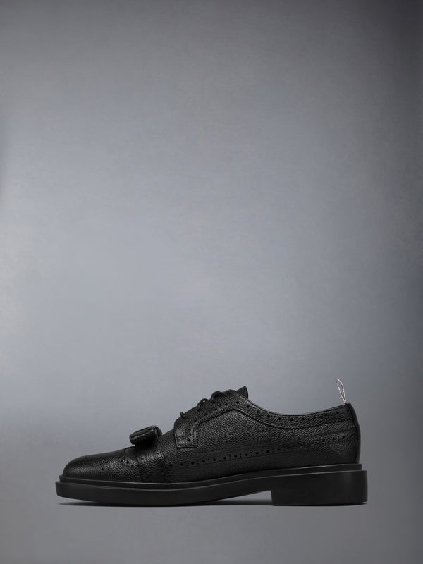 PEBBLE GRAIN LIGHTWEIGHT RUBBER SOLE BOW LONGWING BROGUES - image 3