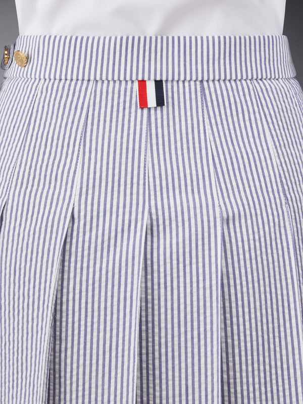 SEERSUCKER PLEATED SKIRT - image 6