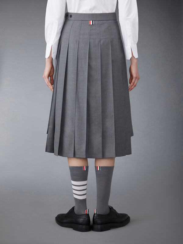 SUPER 120'S TWILL PLEATED SKIRT - image 3