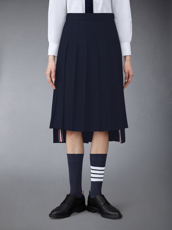 SUPER 120'S TWILL PLEATED SKIRT - featured image