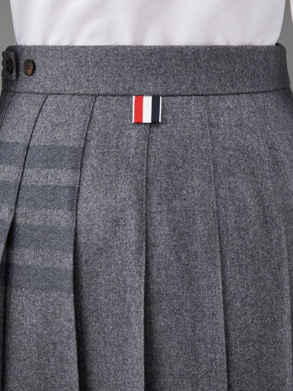 FLANNEL 4-BAR MIDI PLEATED SKIRT - image 6