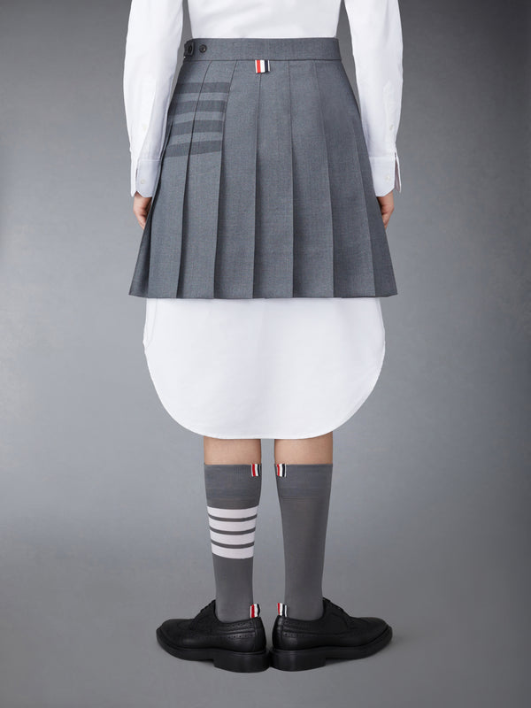 SCHOOL UNIFORM 4-BAR PLEATED MINI SKIRT - image 3