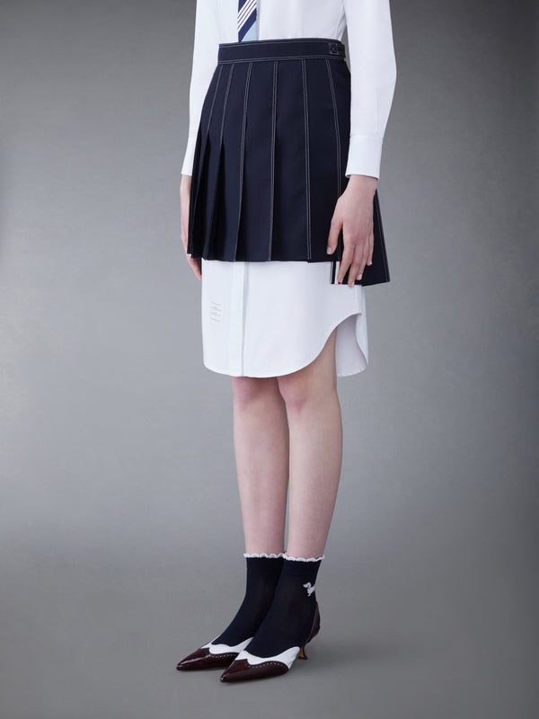 FRESCO MINI PLEATED SKIRT - image 2