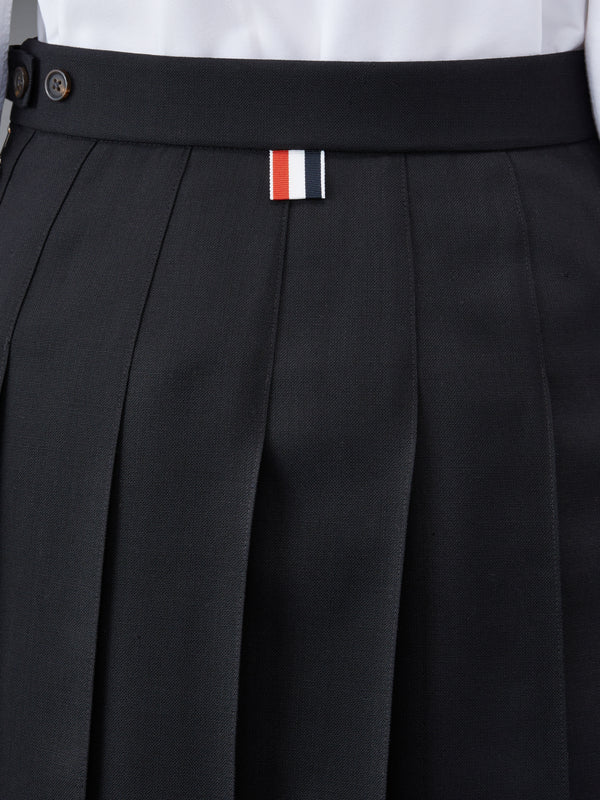 WOOL FRESCO PLEATED MINI SKIRT - image 6