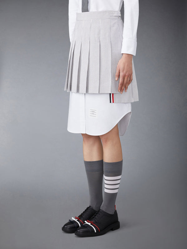 SEERSUCKER PLEATED MINI SKIRT - image 2
