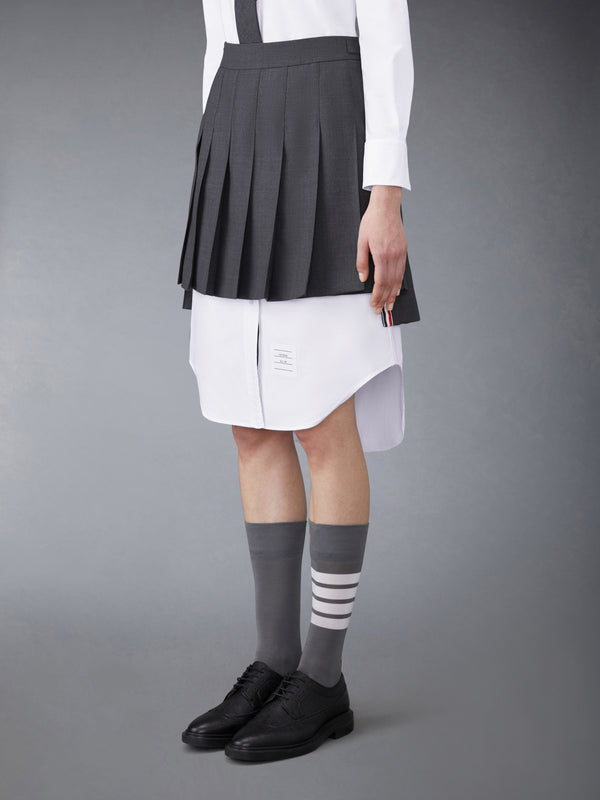 SUPER 120'S TWILL PLEATED MINI SKIRT - image 2