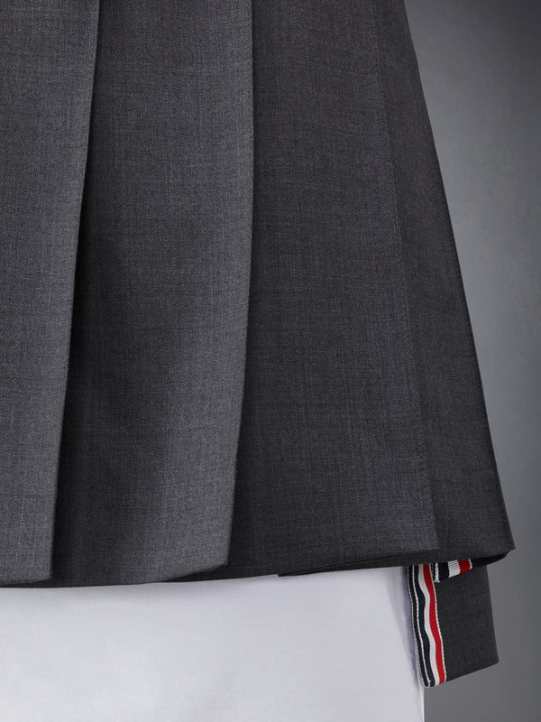 SUPER 120'S TWILL PLEATED MINI SKIRT - image 5