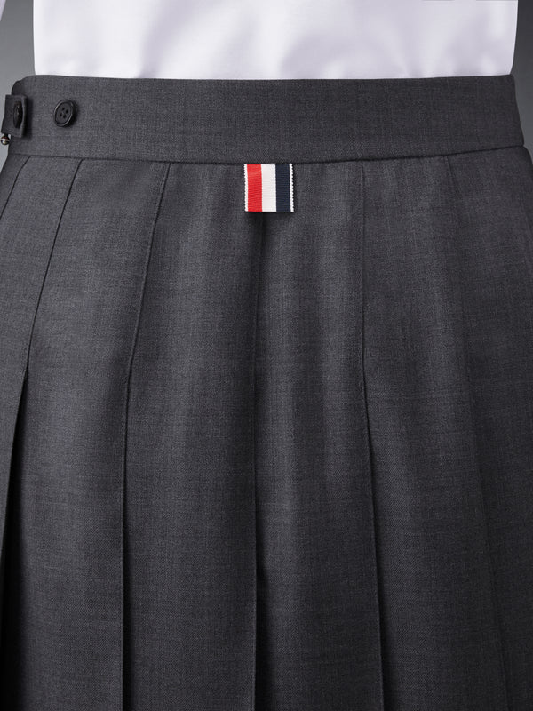 SUPER 120'S TWILL PLEATED MINI SKIRT - image 6