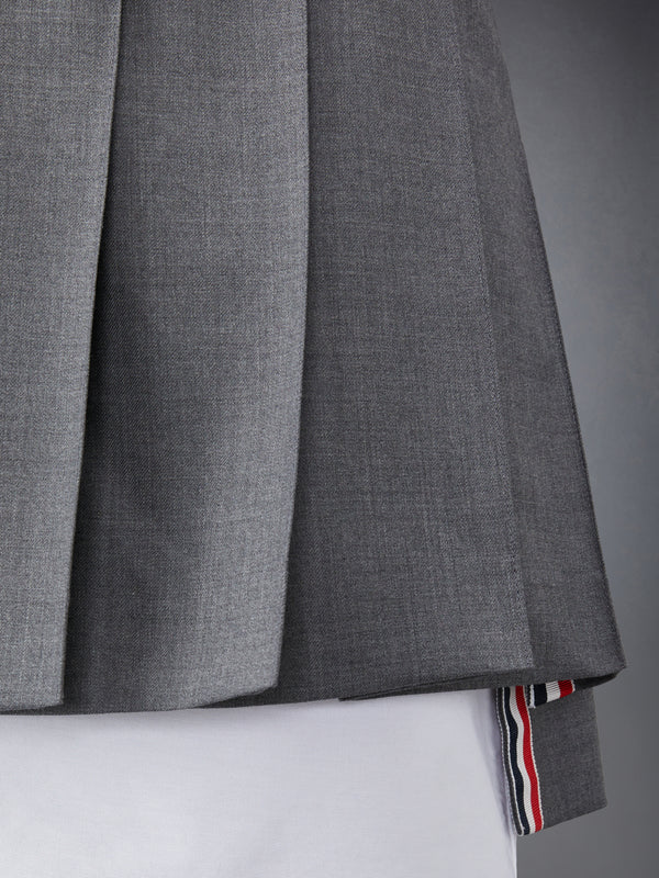 SUPER 120'S TWILL PLEATED MINI SKIRT - image 5