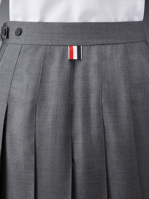SUPER 120'S TWILL PLEATED MINI SKIRT - image 6