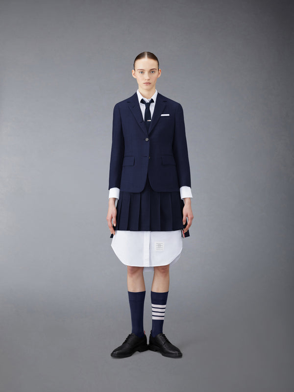 SUPER 120'S TWILL PLEATED MINI SKIRT - image 4