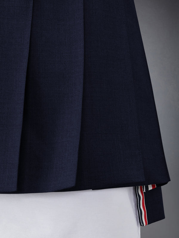 SUPER 120'S TWILL PLEATED MINI SKIRT - image 5