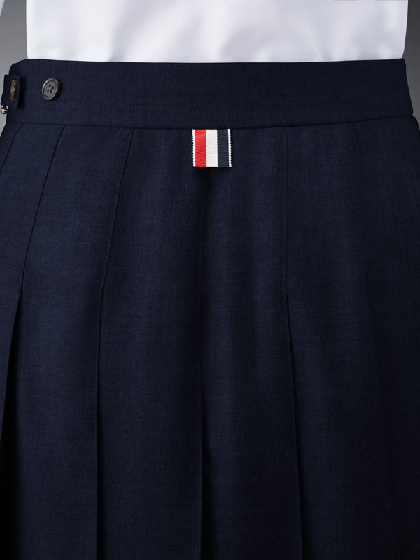 SUPER 120'S TWILL PLEATED MINI SKIRT - image 6