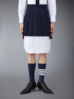 SCHOOL UNIFORM PLEATED MINI SKIRT