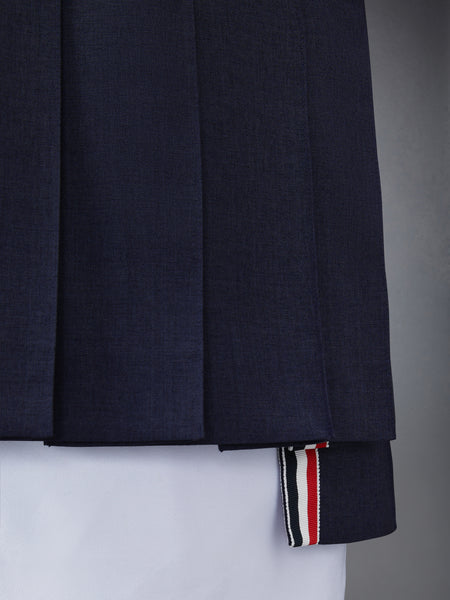 SCHOOL UNIFORM PLEATED MINI SKIRT NAVY