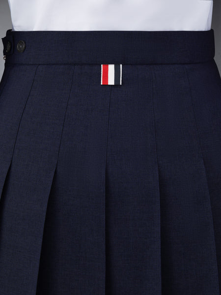 SCHOOL UNIFORM PLEATED MINI SKIRT NAVY