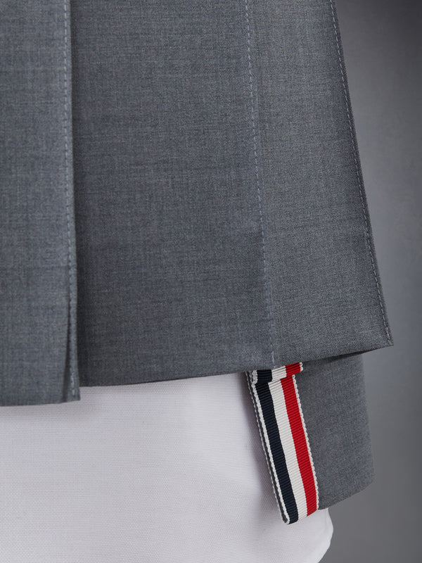 PLAIN WEAVE 4-BAR PLEATED MINI SKIRT - image 5