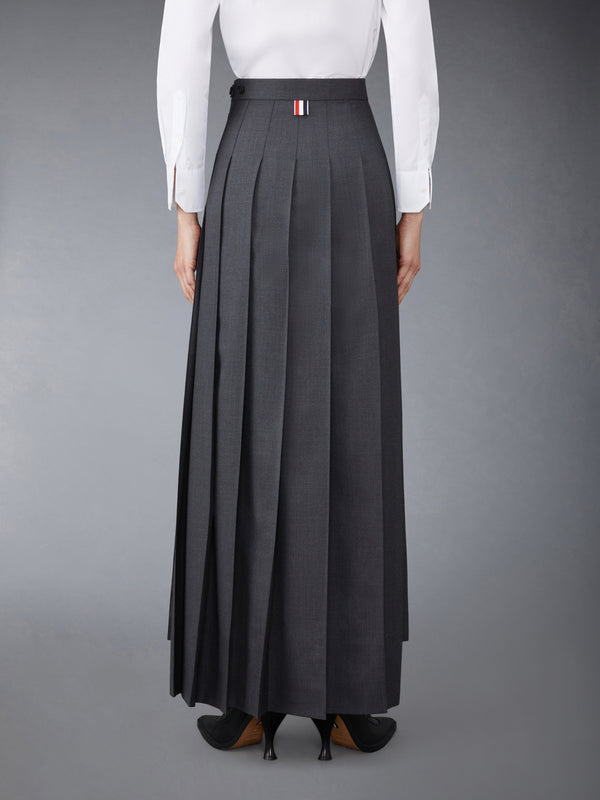 SUPER 120’S TWILL PLEATED MAXI SKIRT - image 3