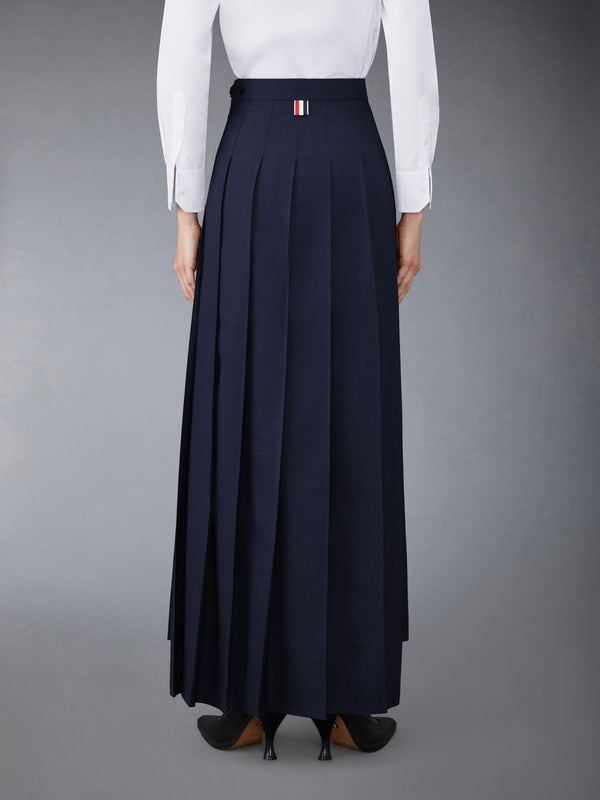 SUPER 120’S TWILL PLEATED MAXI SKIRT - image 3