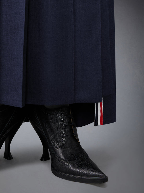 SUPER 120’S TWILL PLEATED MAXI SKIRT - image 5