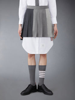 FRESCO FUNMIX PLEATED MINI SKIRT