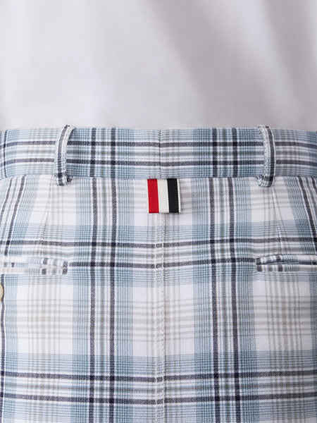 WINDOWPANE PLAID BELTLOOP SACK SKIRT SEASONAL MULTI