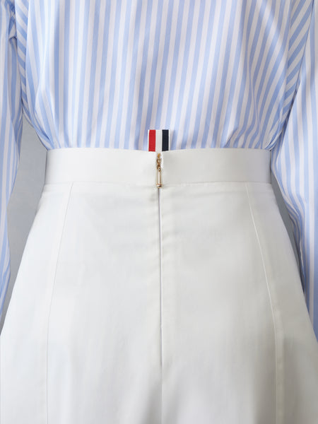 TYPEWRITER CLOTH A-LINE SKIRT WHITE