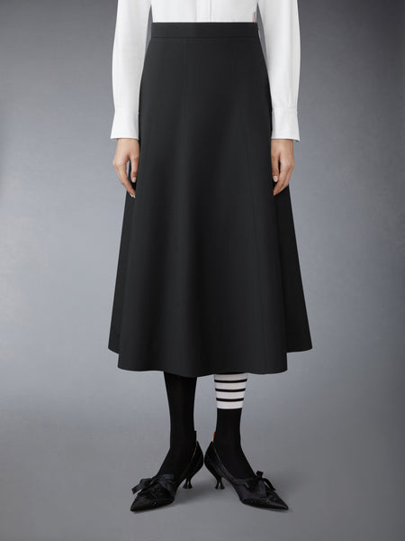 SCHOOL UNIFORM A-LINE SKIRT BLACK