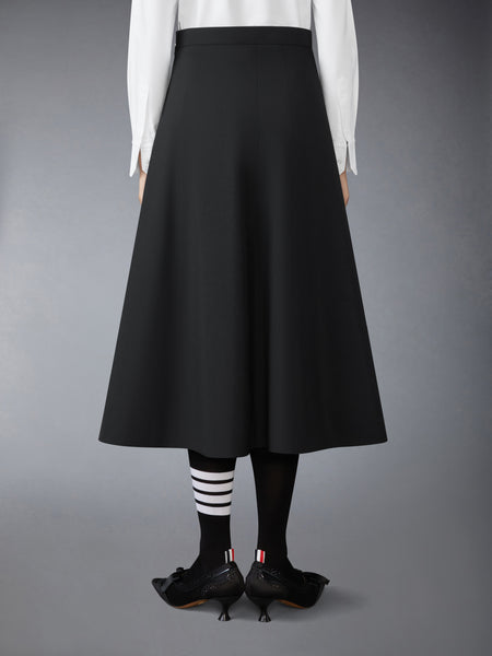 SCHOOL UNIFORM A-LINE SKIRT BLACK