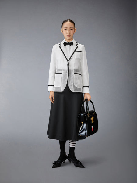 SCHOOL UNIFORM A-LINE SKIRT BLACK