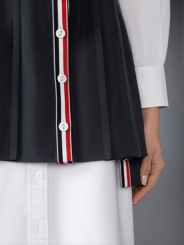 SCHOOL UNIFORM PLAIN WEAVE MINI PLEATED WRAP SKIRT - image 5