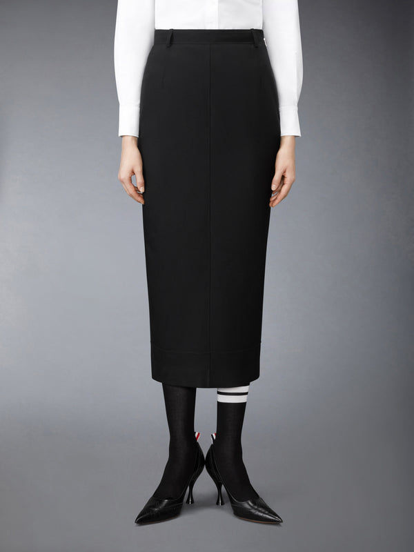 HOPSACK SUITING PENCIL SKIRT - image 1